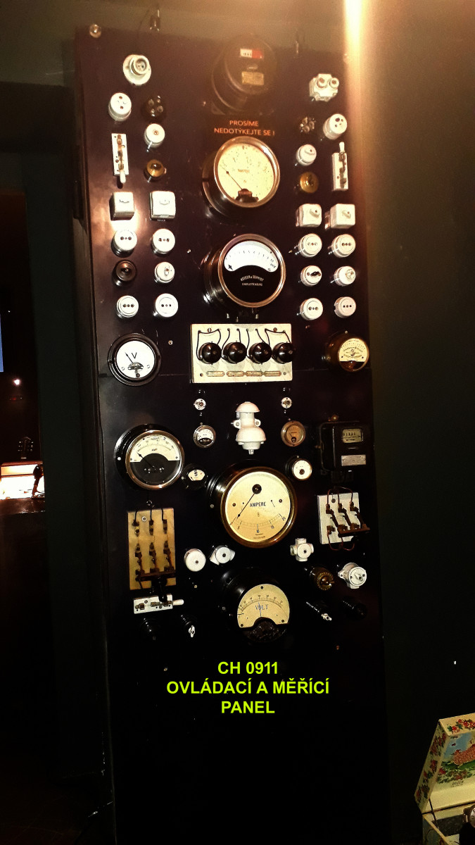 Control and measurement panel