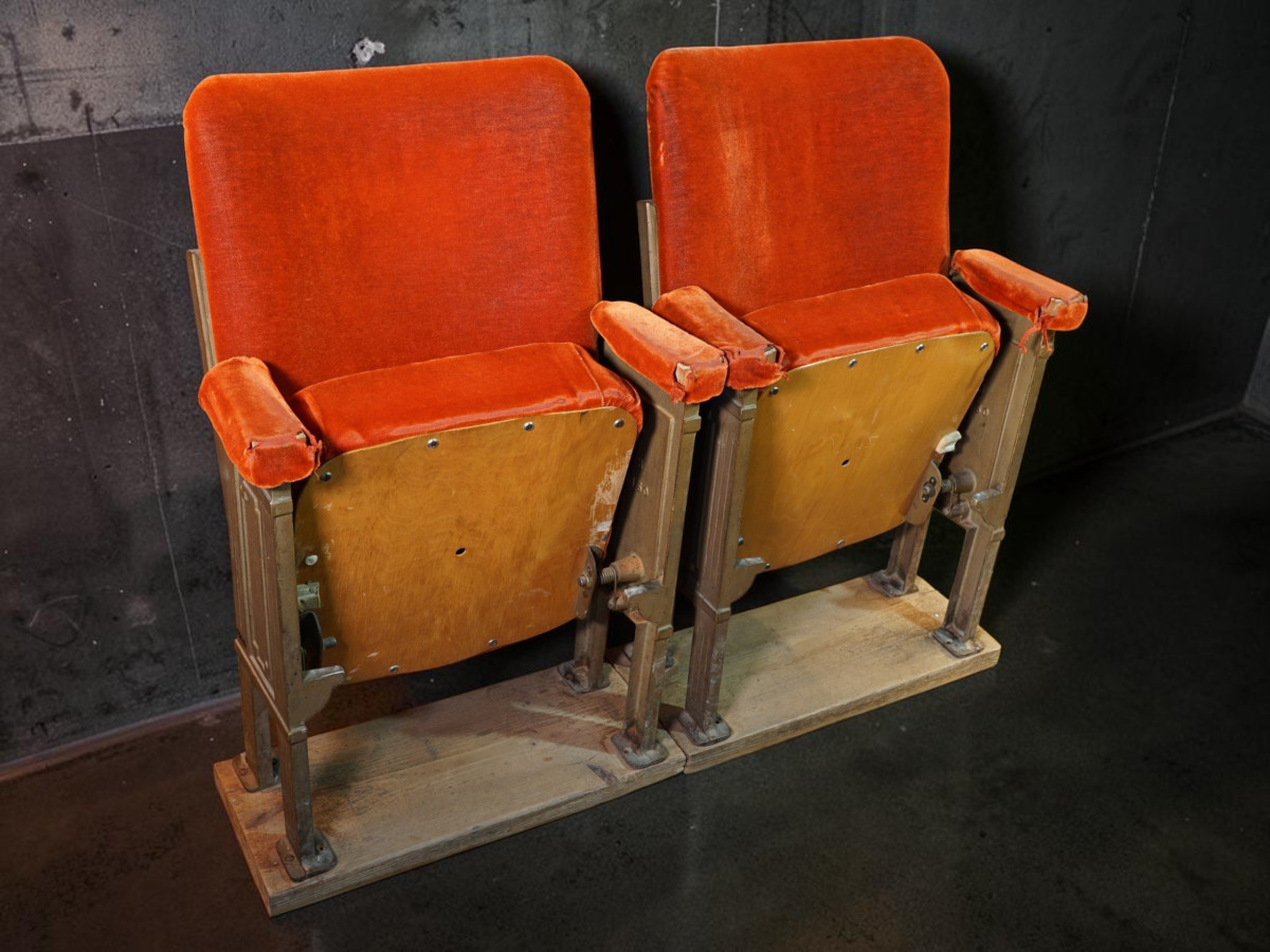 French cinema chairs